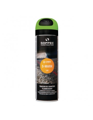 TRACEUR DE CHANTIER VERT FLUORESCENT 500ML