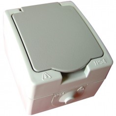 PRISE 2 POLES + TERRE A VOLET 10/16A