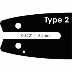 GUIDE CHAINE 30 CM PAS 1/4 JAUGE 1.1 POUR STIHL 2
