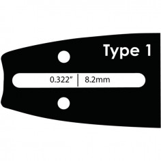 GUIDE CHAINE 30 CM PAS 3/8 JAUGE 1.1 POUR HUSQVARNA 2