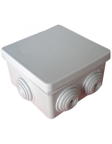 BOITE DE DERIVATION ETANCHE CARREE 80X80X40
