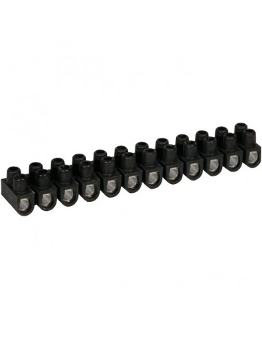 DOMINOS NOIR 4MM² BARRETTE DE 12