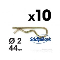 Goupilles Béta Ø 2 mm x 44 mm. Par 10 2