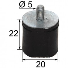 SILENTBLOC POUR STIHL 010 2