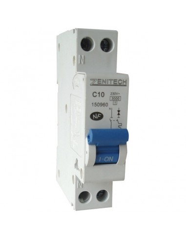 DISJONCTEUR COUPURE 4500A PHASE/NEUTRE 10A FELTEN