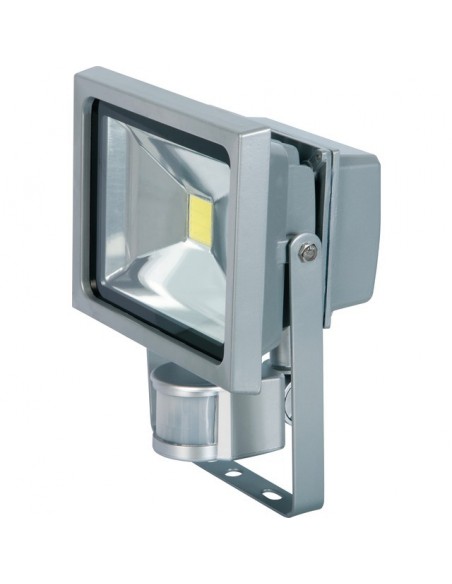 PROJECTEUR ALU LED 220V 20W 1440 LMS AVEC DETECTEUR GRIS