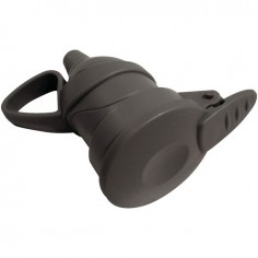 FICHE FEMELLE A CLAPET -16A 2P + T - GRIS