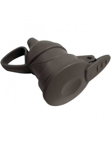FICHE FEMELLE A CLAPET -16A 2P + T - GRIS