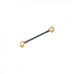 ELINGUE D'ARRIMAGE AVEC 2 CROCHETS SIMPLES CHAINE Ø 8 MM LG 3