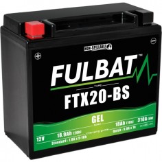 BATTERIE MOTO FTX20-BS AVEC PACK ACIDE