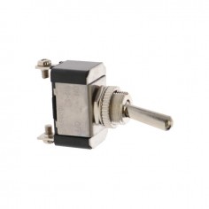 INTERRUPTEUR A LEVIER METAL 2 POSITIONS ON-OFF 2 BORNES