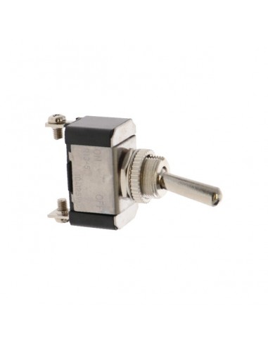 INTERRUPTEUR A LEVIER METAL 2 POSITIONS ON-OFF 2 BORNES