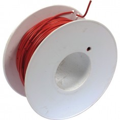 FIL MONOCONDUCTEUR ROUGE 1MM² ROULEAU DE 50M