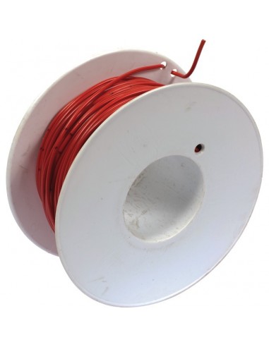 FIL MONOCONDUCTEUR ROUGE 1MM² ROULEAU DE 50M
