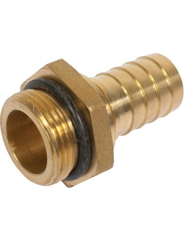 RACCORD LAITON CANNELE M1 X 19 MM AVEC JOINT TORIQUE