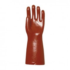 GANTS PETROLIER COTON ENDUIT PVC MANCHETTE 36CM 10