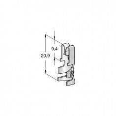 COSSE POUR PORTE FUSIBLE ENFICHABLE UNI F630 PR FIL Ø 0 2