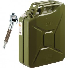 JERRYCAN 20L METAL GENRE US AVEC BEC VERSEUR
