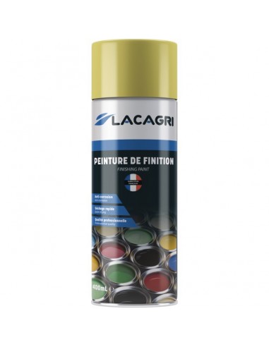 PEINTURE DE FINITION JAUNE JOHN DEERE AVANT 1982 AEROSOL 400ML LACAGRI