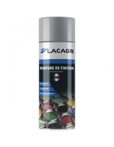 PEINTURE DE FINITION GALVANISE BRILLANT AEROSOL 400ML LACAGRI