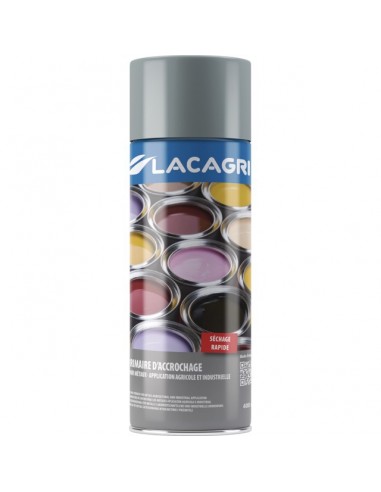 PEINTURE PRIMAIRE GRIS AEROSOL 400ML LACAGRI