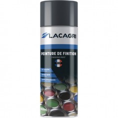 PEINTURE DE FINITION GRIS FONCE CHASSIS MAILLEUX AEROSOL 400ML LACAGRI