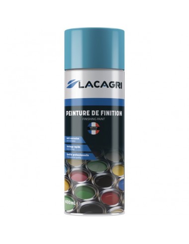 PEINTURE DE FINITION BLEU CLAIR BRAUD 40003 AEROSOL 400 ML LACAGRI