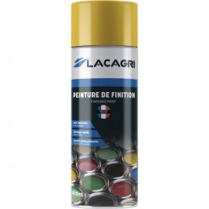 PEINTURE DE FINITION JAUNE CITRON AEROSOL 400ML LACAGRI