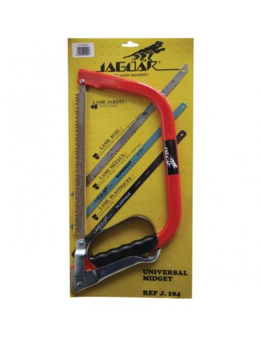 SCIE MULTIFONCTIONS AVEC 4 LAMES 300 MM (JARDIN/BOIS/METAUX/PLASTIQUE)