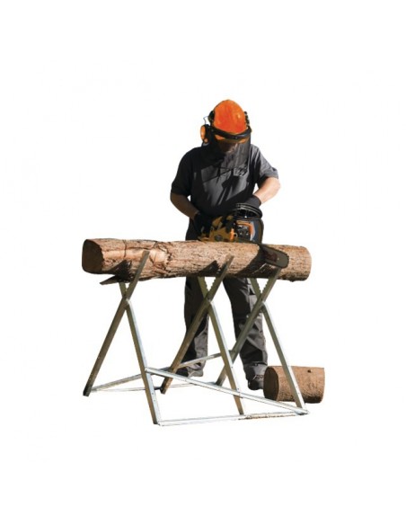 CHEVALET METALLIQUE 3 POSITIONS GALVANISE PLIABLE