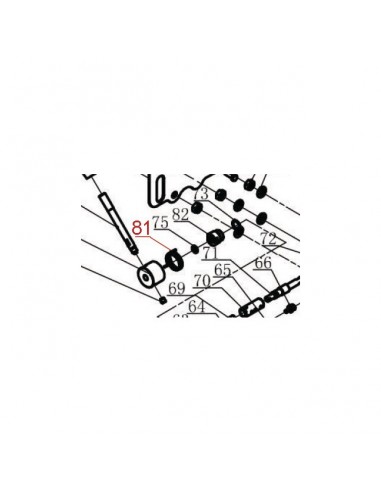 RESSORT DE POIGNEE DROITE POUR FENDEUR 2415603-REP81