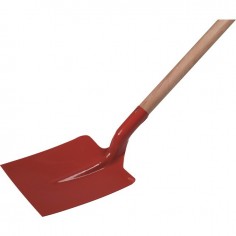 PELLE CARREE COL DE CYGNE 25CM AVEC MANCHE BOIS 110CM