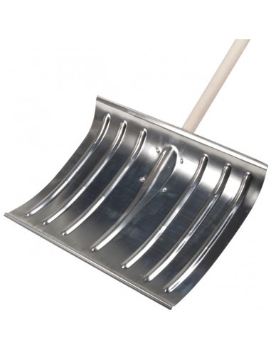 POUSSOIR NEIGE ALUMINIUM 50CM AVEC MANCHE BOIS 150CM