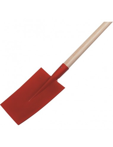 BECHE SENLIS 28CM AVEC MANCHE BOIS 100CM GOUVY