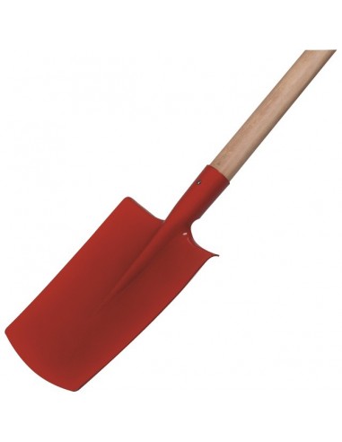 BECHE FRANÇAISE 28CM AVEC MANCHE BOIS 100CM