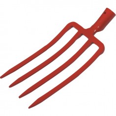 FOURCHE A BECHER 4 DENTS TRIANGULAIRES 27CM SANS MANCHE