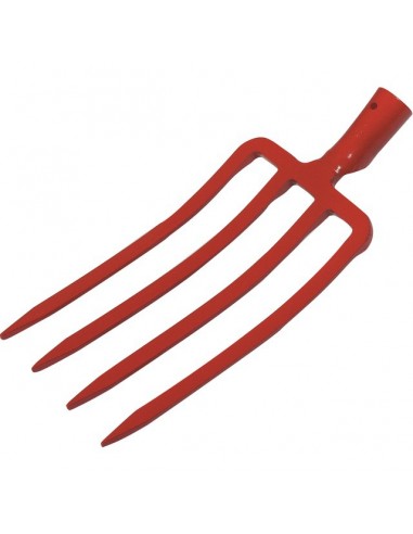FOURCHE A BECHER 4 DENTS TRIANGULAIRES 27CM SANS MANCHE