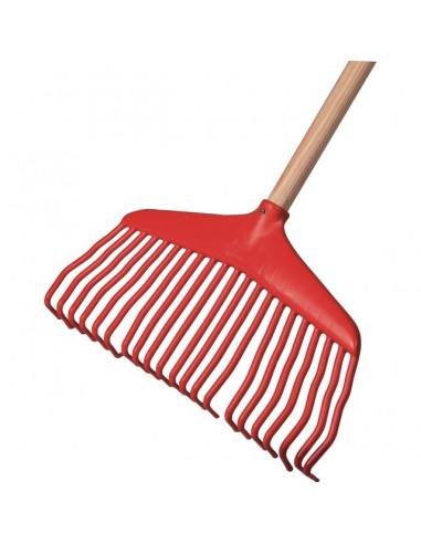 BALAI A GAZON SCANDINAVE 21 DENTS AVEC MANCHE BOIS 150CM