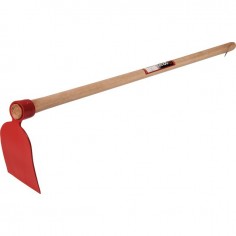 HOUE RONDE 16CM AVEC MANCHE BOIS 110CM