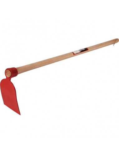 HOUE RONDE 16CM AVEC MANCHE BOIS 110CM