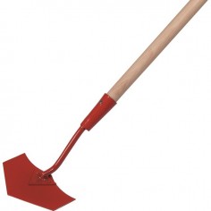 RATISSOIRE ANGULAIRE 180 MM AVEC MANCHE BOIS 1500 MM