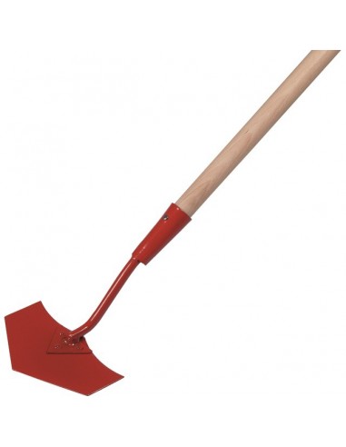 RATISSOIRE ANGULAIRE 180 MM AVEC MANCHE BOIS 1500 MM