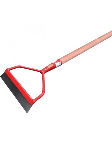 RATISSOIRE A LAME RECTANGULAIRE 155 MM AVEC MANCHE BOIS 1500 MM