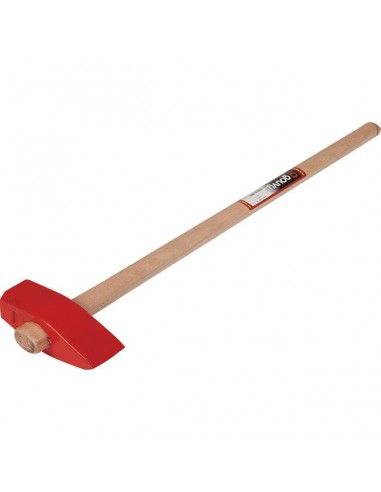 MASSE AVEC TAILLANT 4KG AVEC MANCHE BOIS 90CM