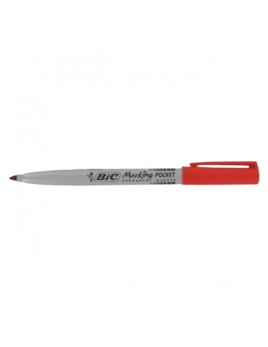 MARQUEUR PERMANENT ROUG POINTE FINE OGIVE BIC