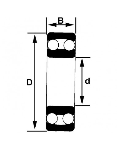 ROULEMENT A ROTULE S/BILLES 2206 E2RS1TN9