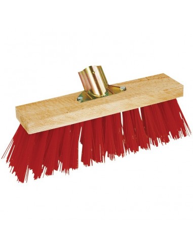 BALAI PVC ROUGE 40CM SANS MANCHE