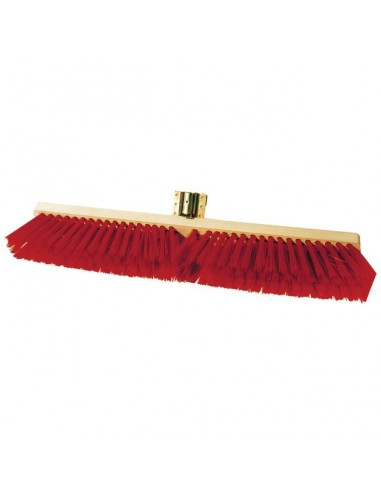 BALAI PVC ROUGE MAT 60CM SANS MANCHE