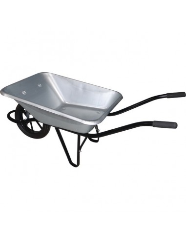 BROUETTE POLYVALENTE 100 LITRES GALVA ROUE PLEINE INCREVABLE
