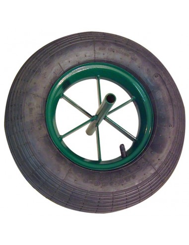 ROUE DE BROUETTE GONFLABLE Ø 400 MM MOYEU ACIER